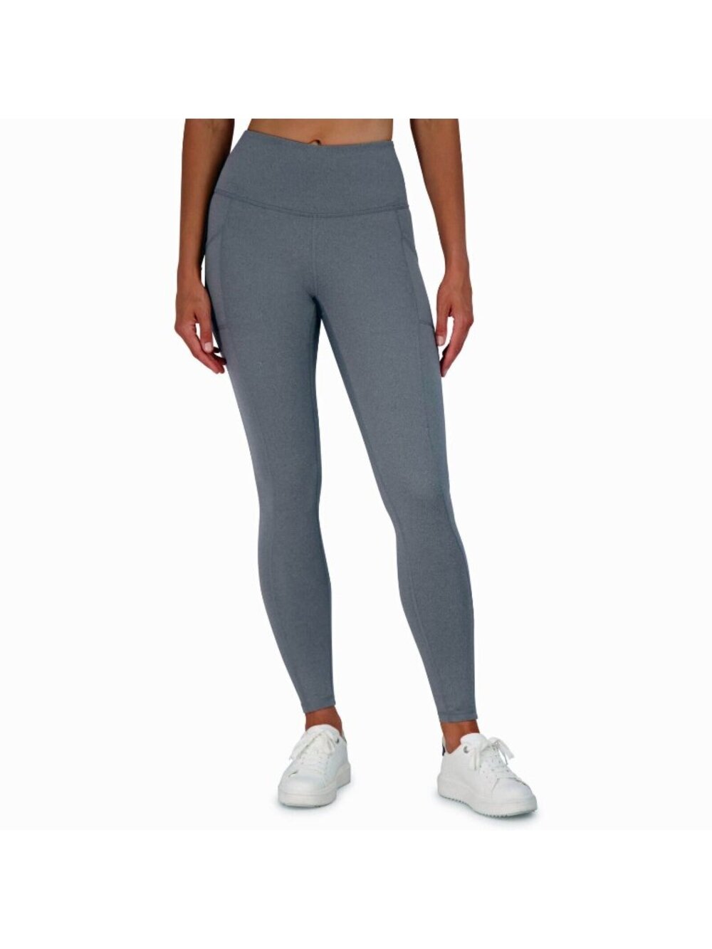 Reebok Training Womens Running Yoga Athletic Leggings High Rise Capri Gray XS